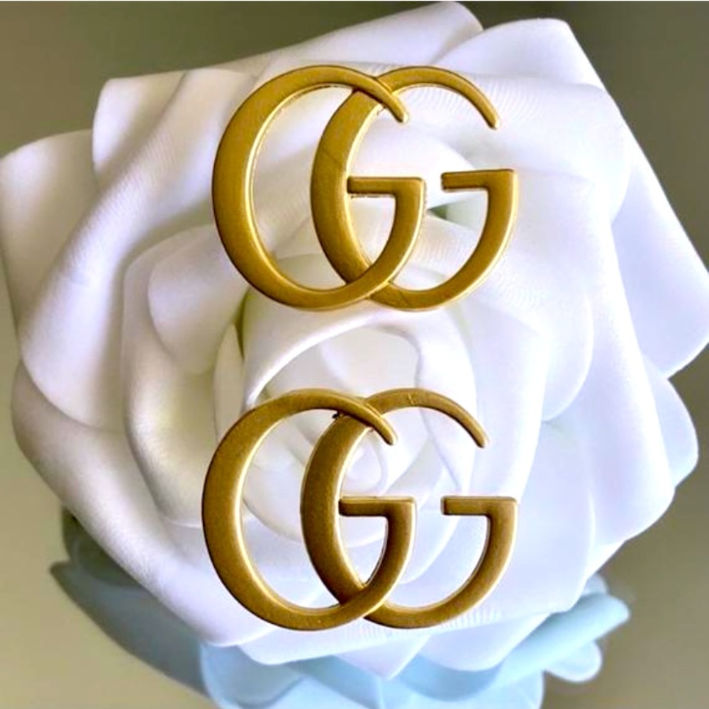 Stud Initial GG Earrings